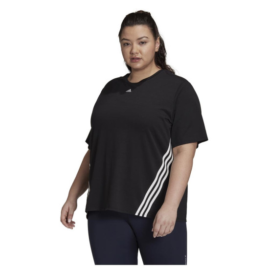 Adidas Γυναικεία κοντομάνικη μπλούζα Train Icons 3-Stripes